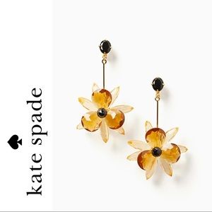 NWT Kate Spade ‘Blooming Brilliant’ Flower Statement Earrings